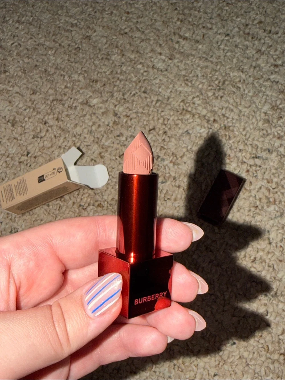 BRAND NEW Burberry Kisses Matte Lip Colour - Russet Pink-Tan